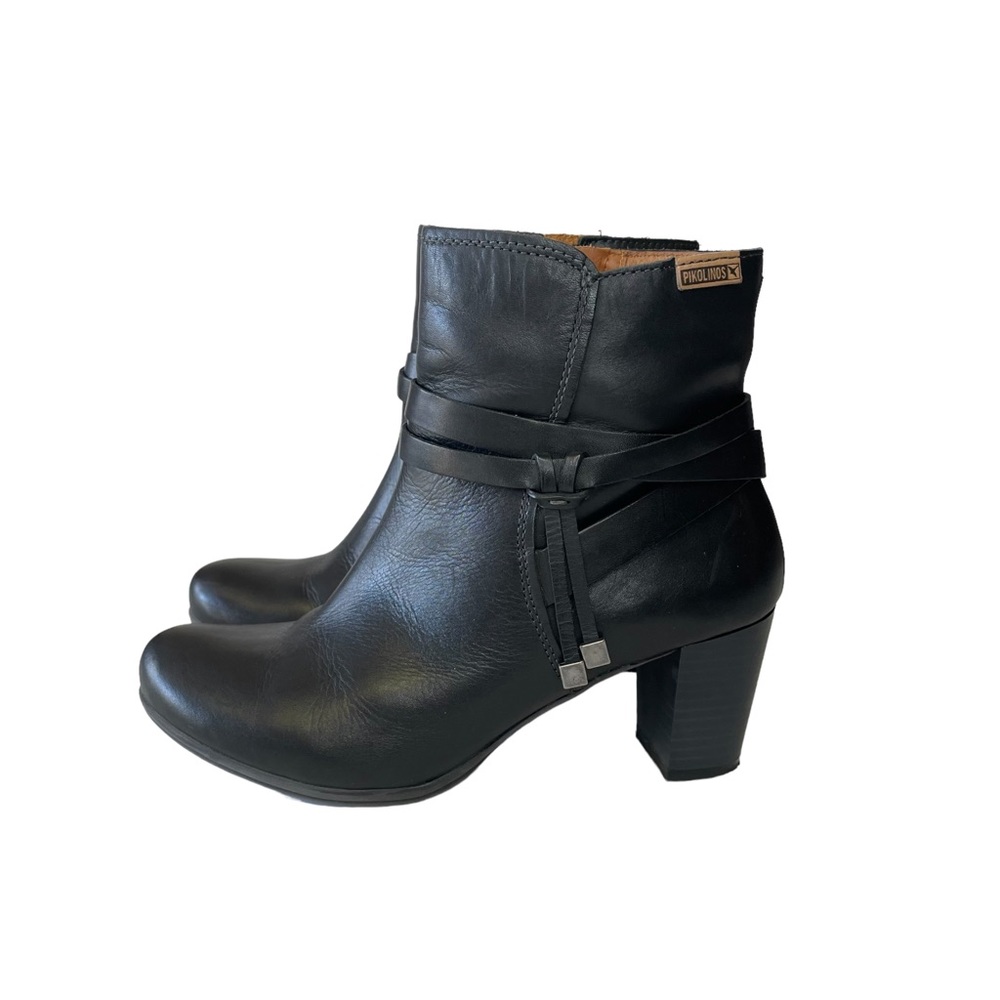 Pikolinos Venue Heeled Black Booties 38